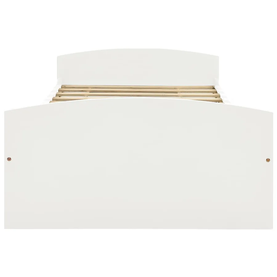 Cadre de lit avec 2 tiroirs sans matelas blanc 90x200 cm - 3