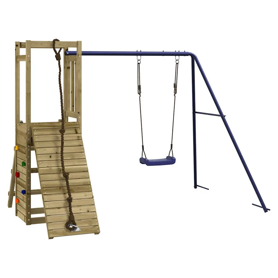 Aire de jeux d'extérieur bois de pin imprégné - 2