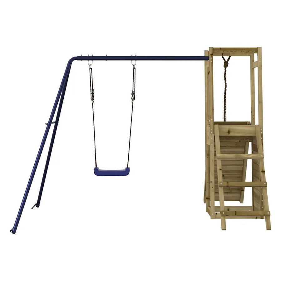 Aire de jeux d'extérieur bois de pin imprégné - 6