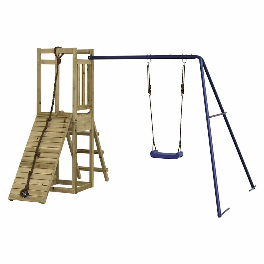 Aire de jeux d'extérieur bois de pin imprégné - 7