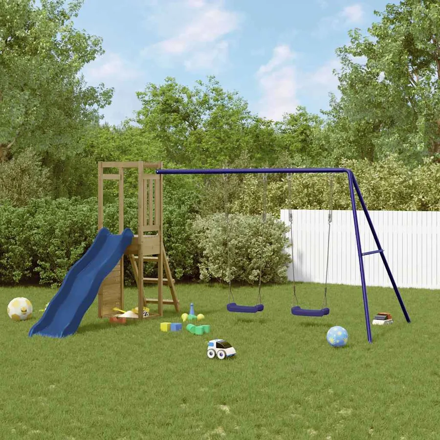 Aire de jeux d'extérieur bois de pin imprégné