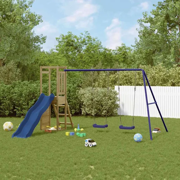 Aire de jeux d'extérieur bois de pin imprégné