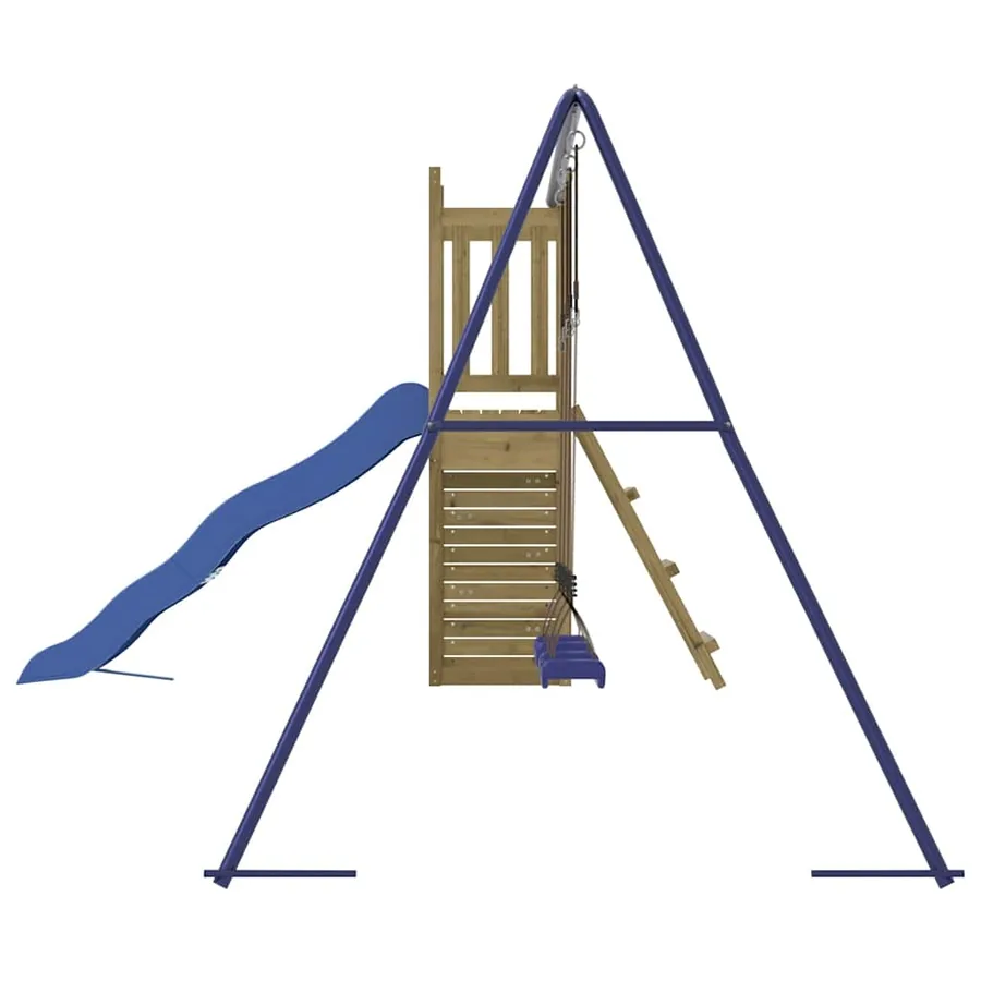 Aire de jeux d'extérieur bois de pin imprégné - 4