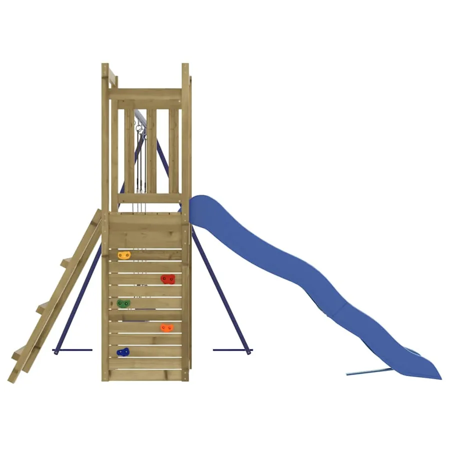 Aire de jeux d'extérieur bois de pin imprégné - 5