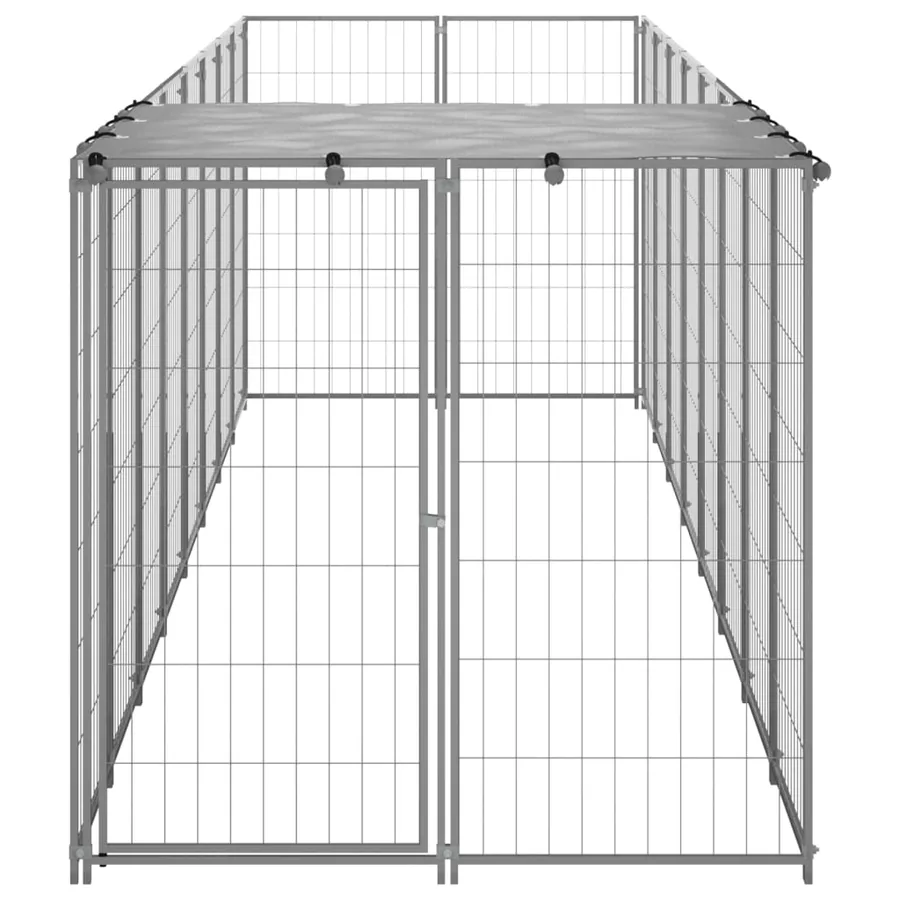 Chenil Argenté 4,84 m² Acier - 3