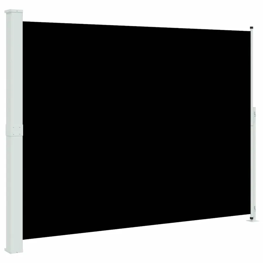 Auvent latéral rétractable de patio 220x300 cm Noir - 2
