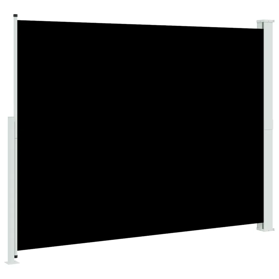 Auvent latéral rétractable de patio 220x300 cm Noir - 6
