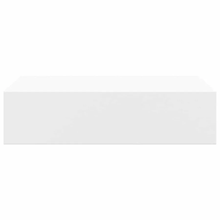 Étagères à tiroirs murales 2 pcs Blanc 40x23,5x10 cm MDF - 7