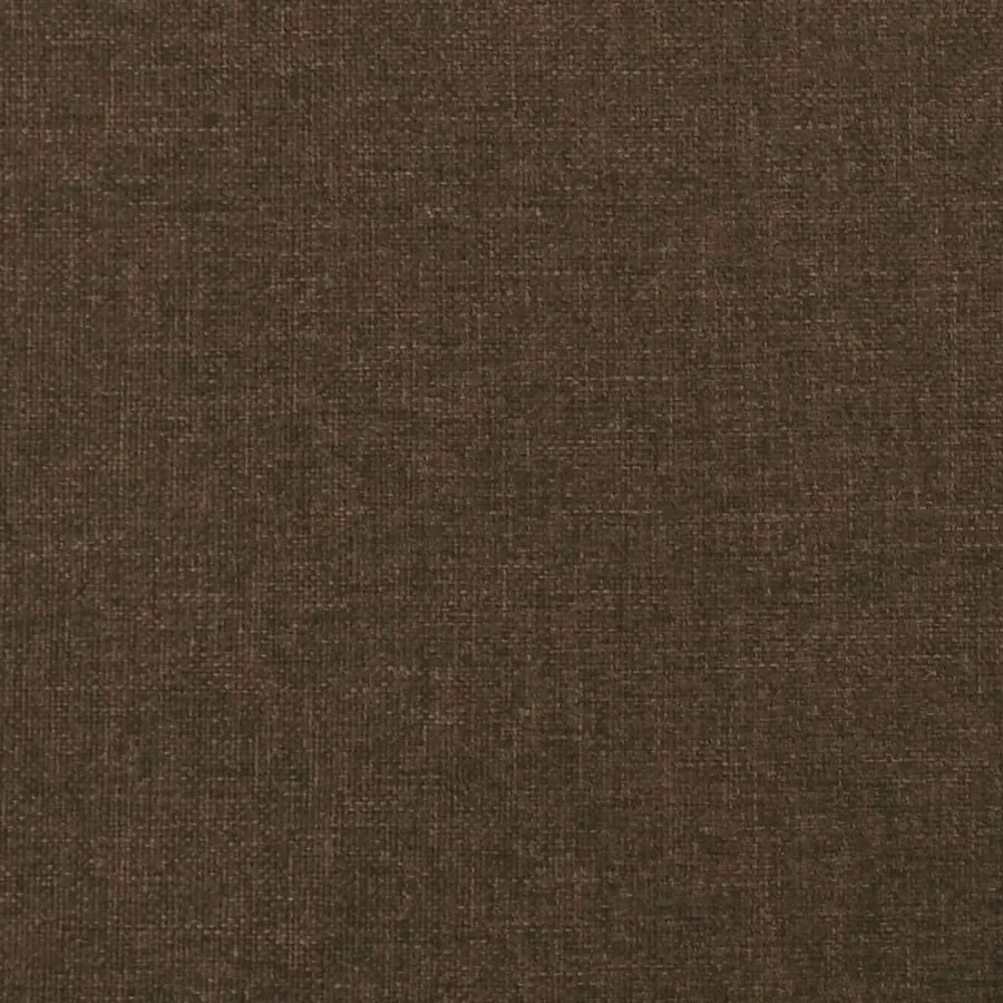 Tête de lit avec oreilles Marron foncé 103x23x118/128 cm Tissu - 8