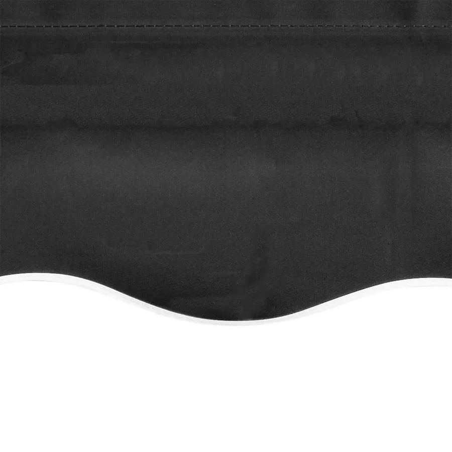 Tissu de remplacement pour auvent gris 3x2,5 m polyester - 4