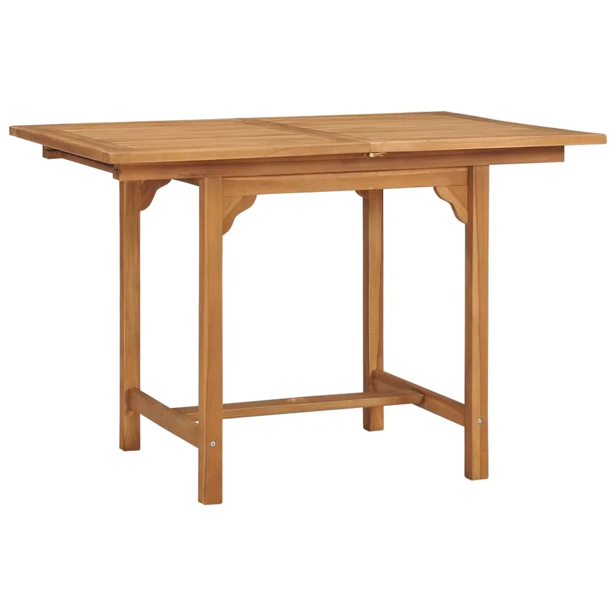 Table extensible de jardin (110-160)x80x75 cm Teck solide - 3