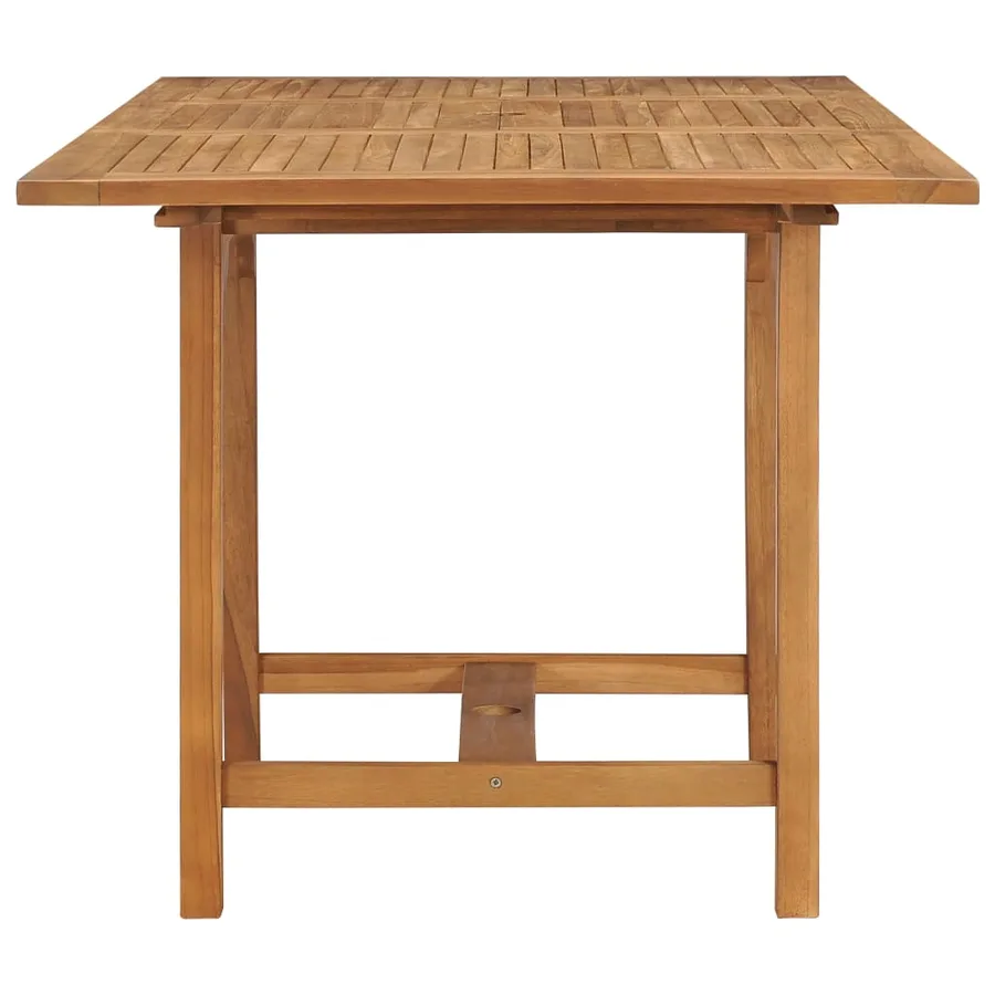 Table extensible de jardin (110-160)x80x75 cm Teck solide - 6