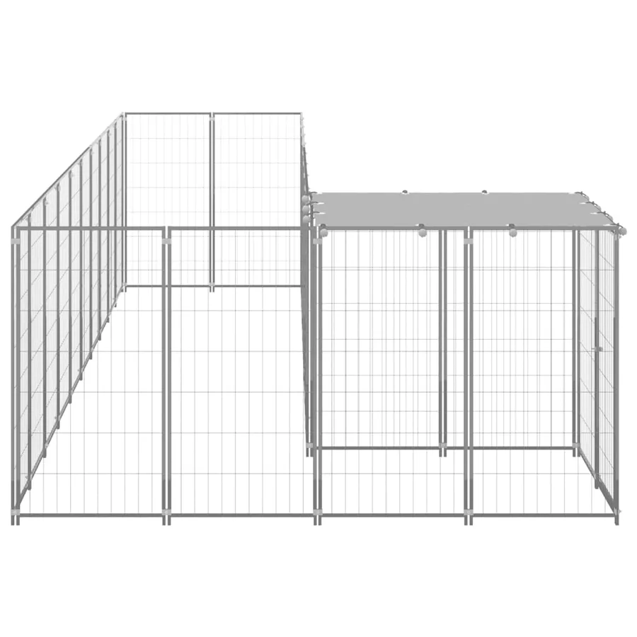 Chenil Argenté 7,26 m² Acier - 3