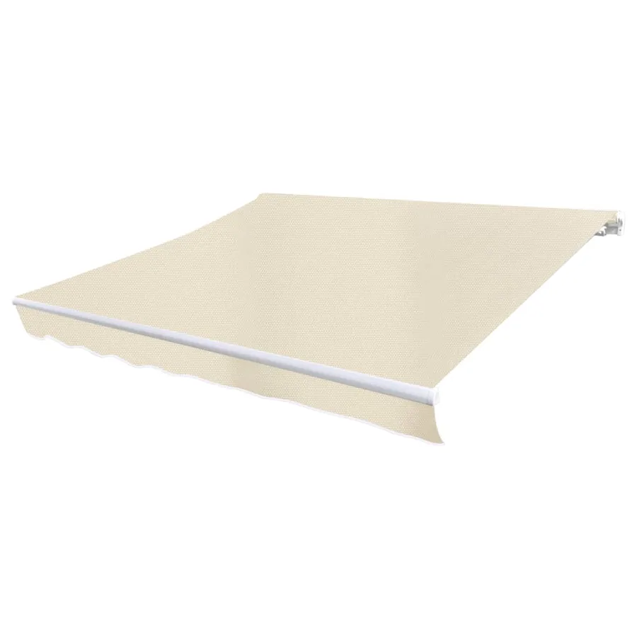 Tissu de remplacement pour auvent couleur crème 4x3 m polyester - 2