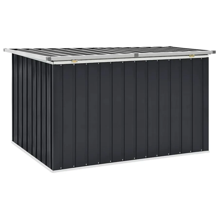 Boîte de rangement de jardin Anthracite 149x99x93 cm - 6