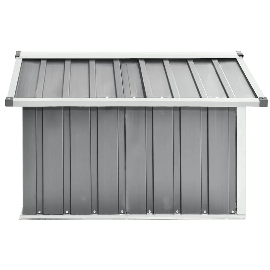 Abri pour robot de jardin 92x97x63 cm Acier galvanisé Gris - 4