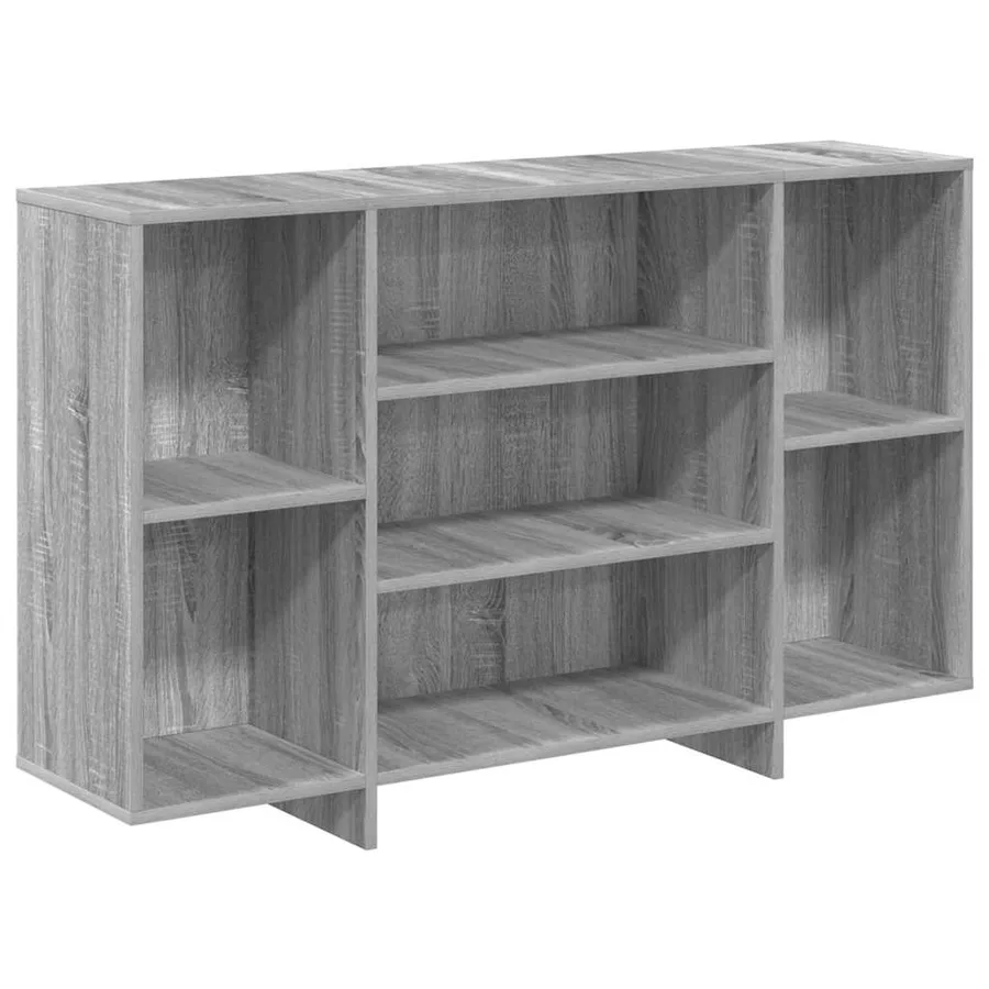 Buffet sonoma gris 120x30x75 cm bois d'ingénierie - 2