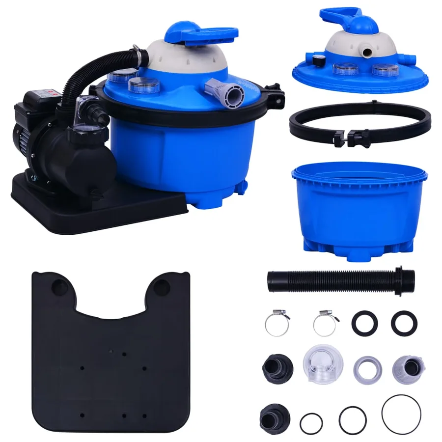 Pompe de filtration à sable avec minuterie 450 W 25 L - 13