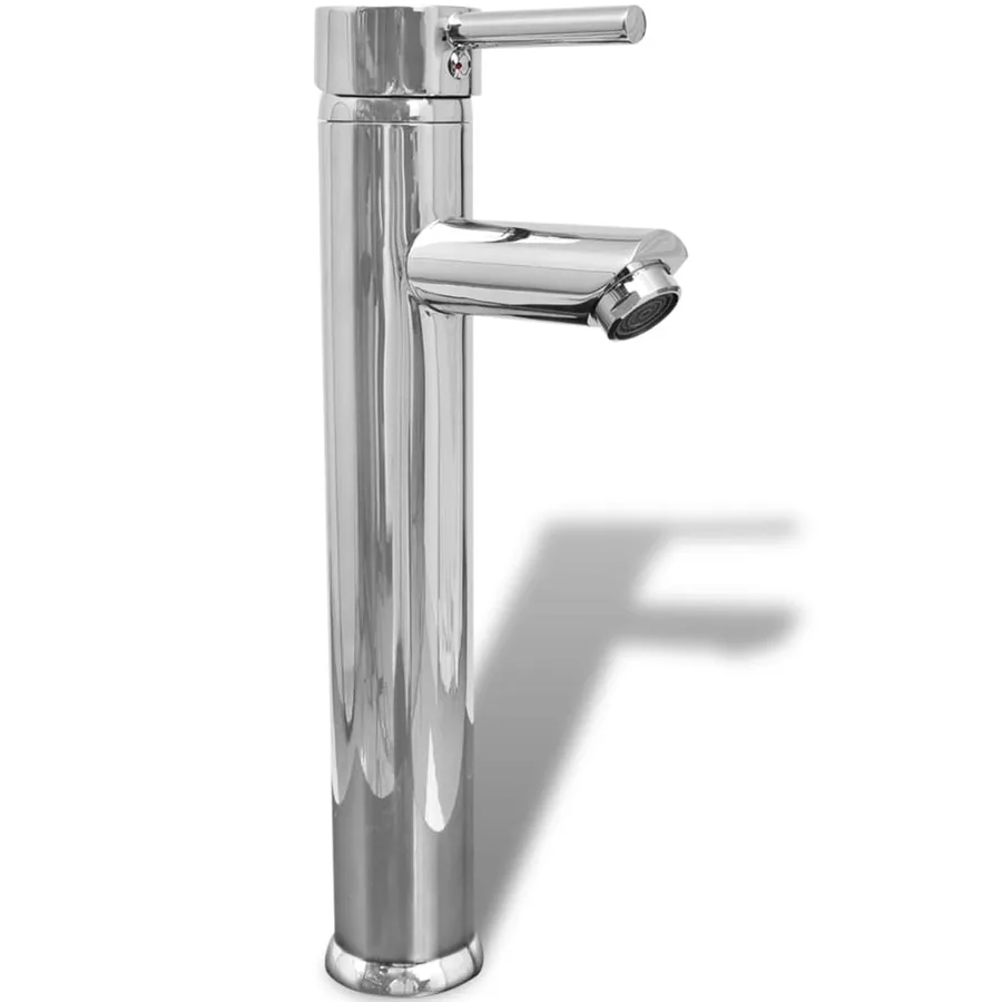 Meuble de salle de bain 11 pcs avec lavabo et robinet Noir - 9