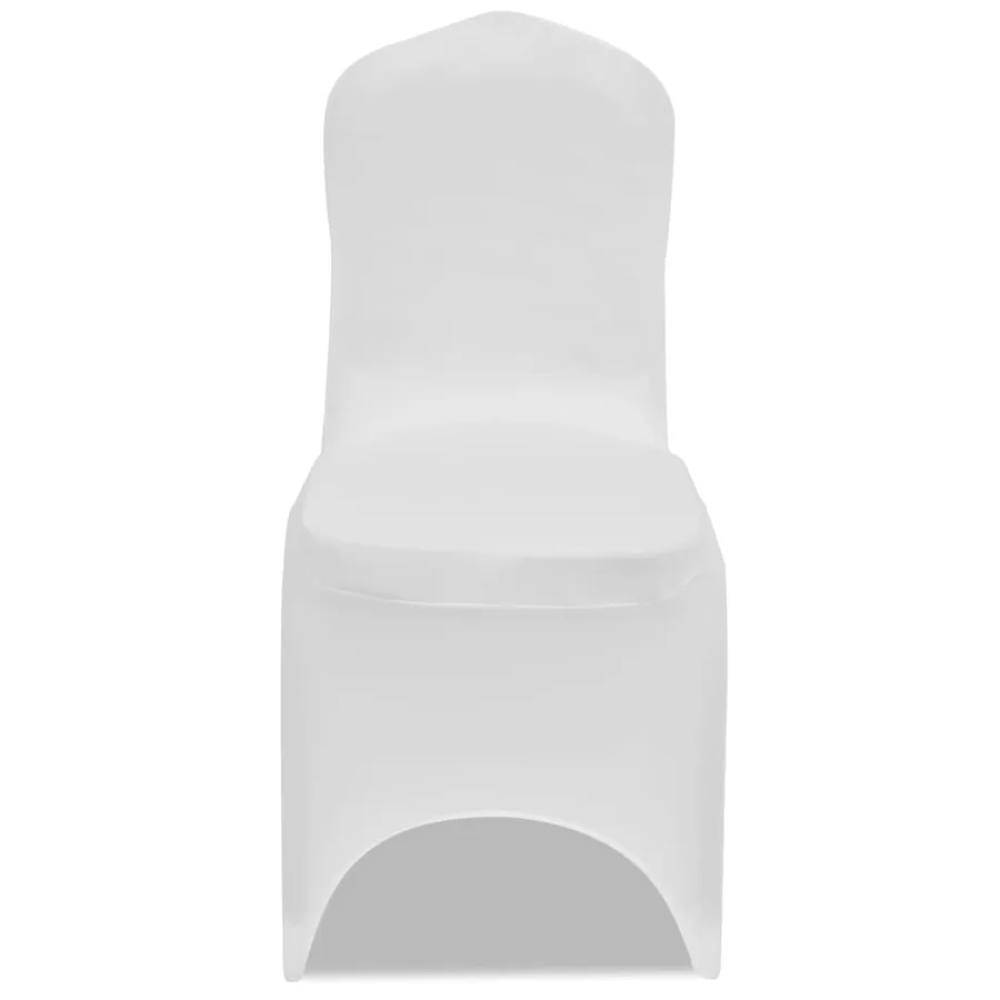 Housse de chaise extensible 100 pcs Blanc - 2