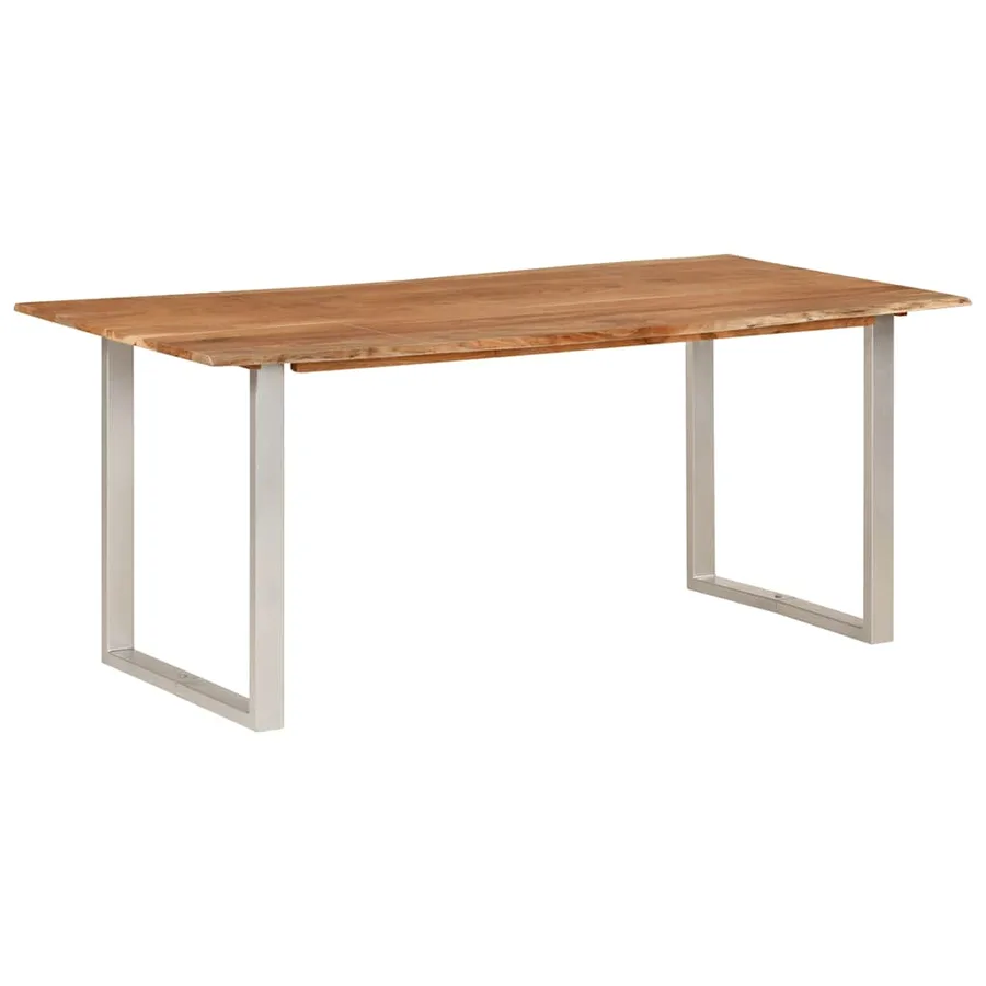Table de salle à manger 180x90x76 cm Bois d'acacia massif - 13