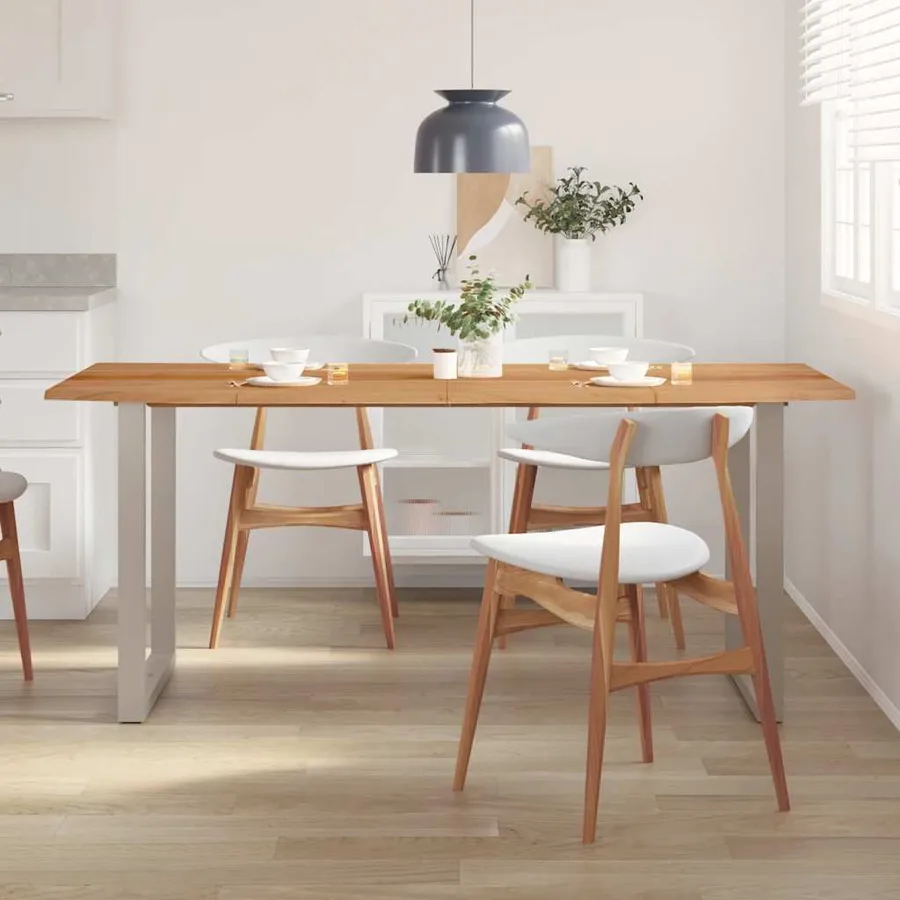 Table de salle à manger 180x90x76 cm Bois d'acacia massif - 3