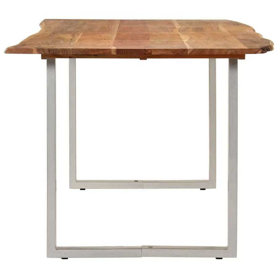 Table de salle à manger 180x90x76 cm Bois d'acacia massif - 5