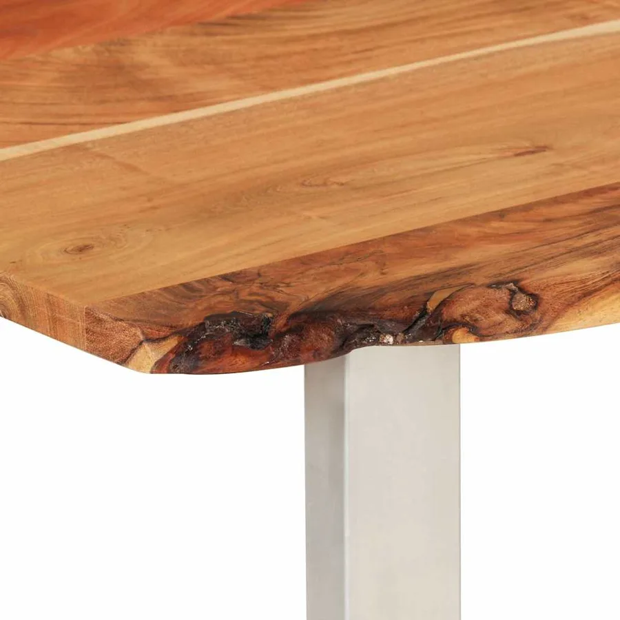 Table de salle à manger 180x90x76 cm Bois d'acacia massif - 7