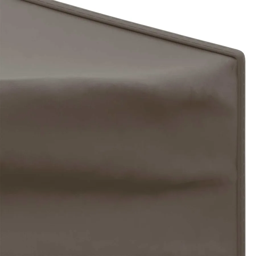 Tente de réception pliable avec parois Taupe 2x2 m - 5