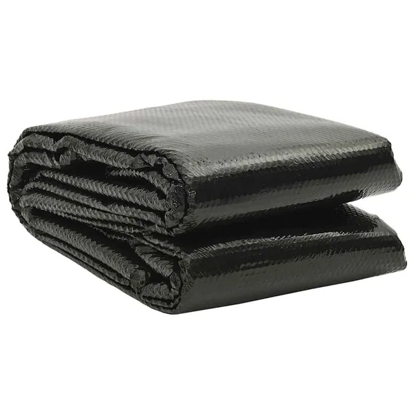 Couverture de piscine Noir 260 x 160 cm PE