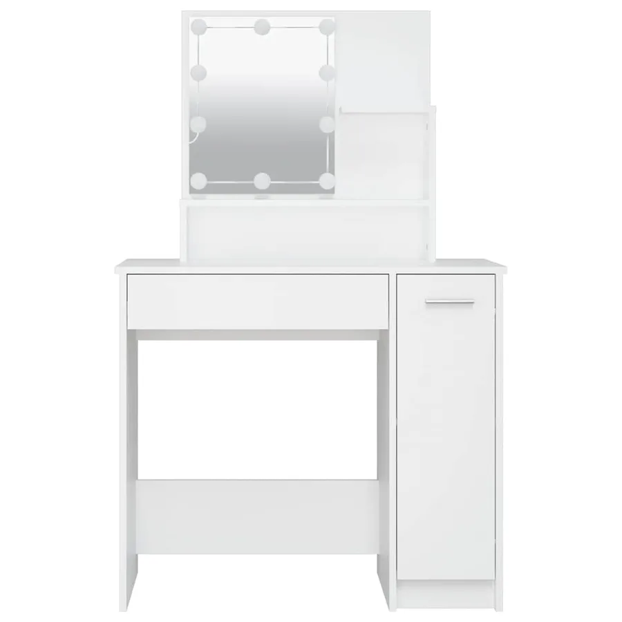 Coiffeuse avec LED blanc 86,5x35x136 cm - 5