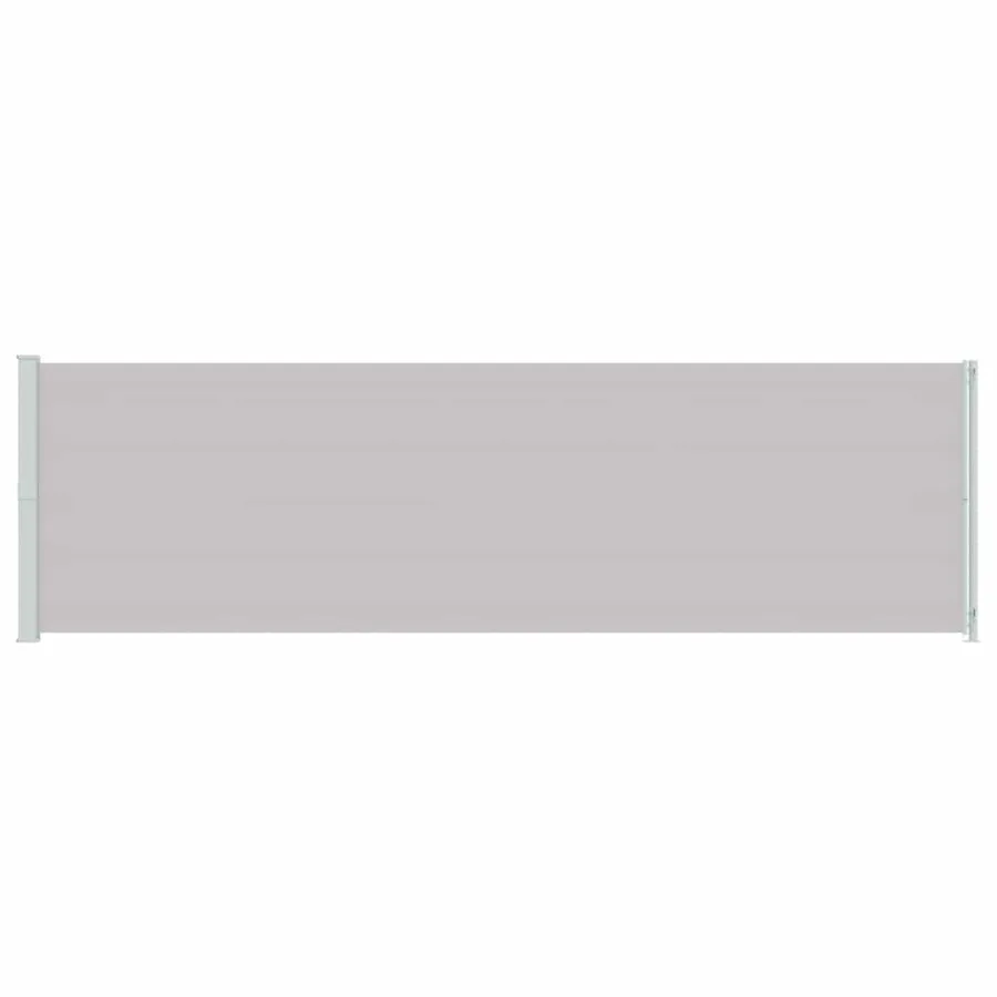 Auvent latéral rétractable de patio 180x600 cm Gris - 4