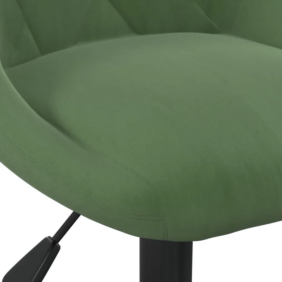 Tabourets de bar lot de 2 vert foncé velours - 8