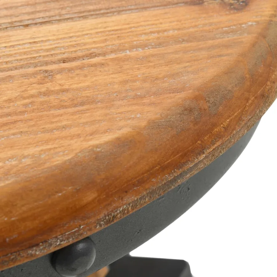 Tabourets de bar lot de 2 bois de sapin solide - 6