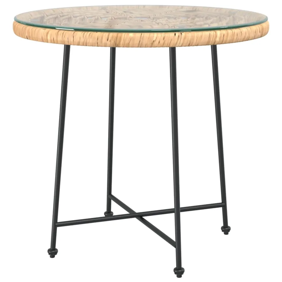 Ensemble à manger de jardin 5pcs Résine tressée - 7