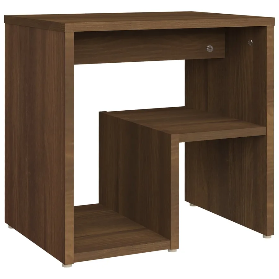 Tables de chevet 2 pcs Chêne marron 40x30x40 cm Bois ingénierie - 4