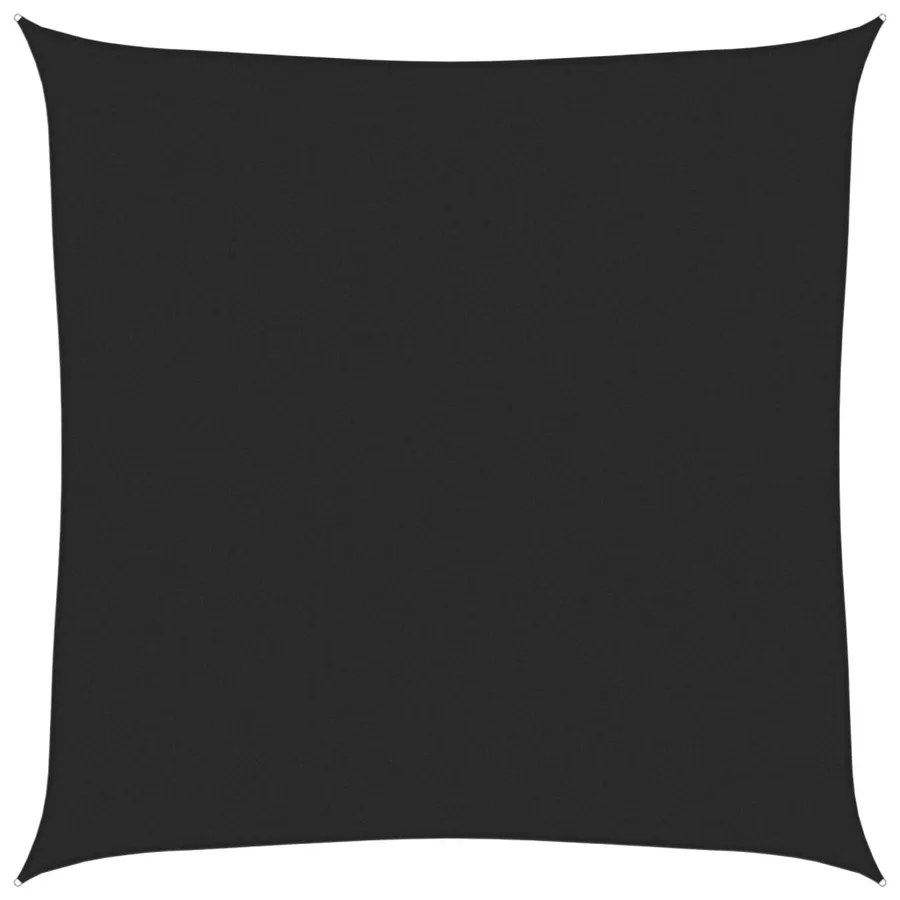 Voile d'ombrage 160 g/m² Noir 7x7 m PEHD - 2