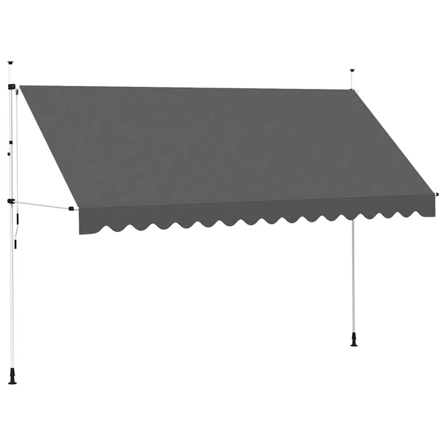 Auvent manuel rétractable 400 cm Anthracite