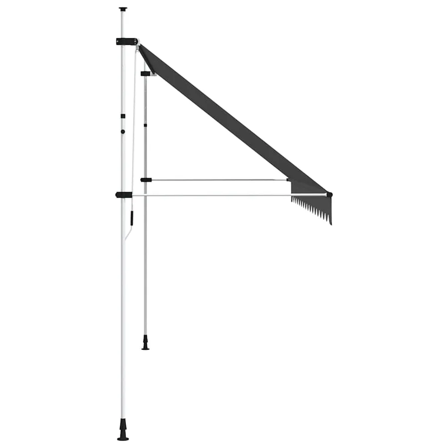 Auvent manuel rétractable 400 cm Anthracite - 4