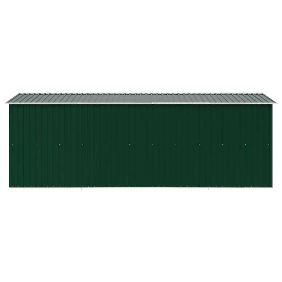 Abri de jardin 257x489x181 cm Métal Vert - 6