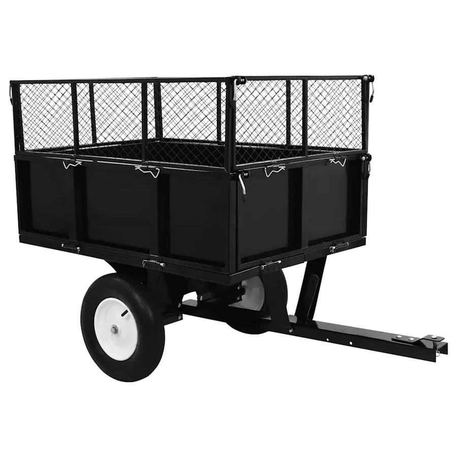 Remorque basculante pour tondeuse de pelouse Charge de 300 kg - 2