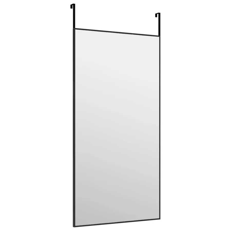 Miroir de porte Noir 40x80 cm Verre et aluminium - 3