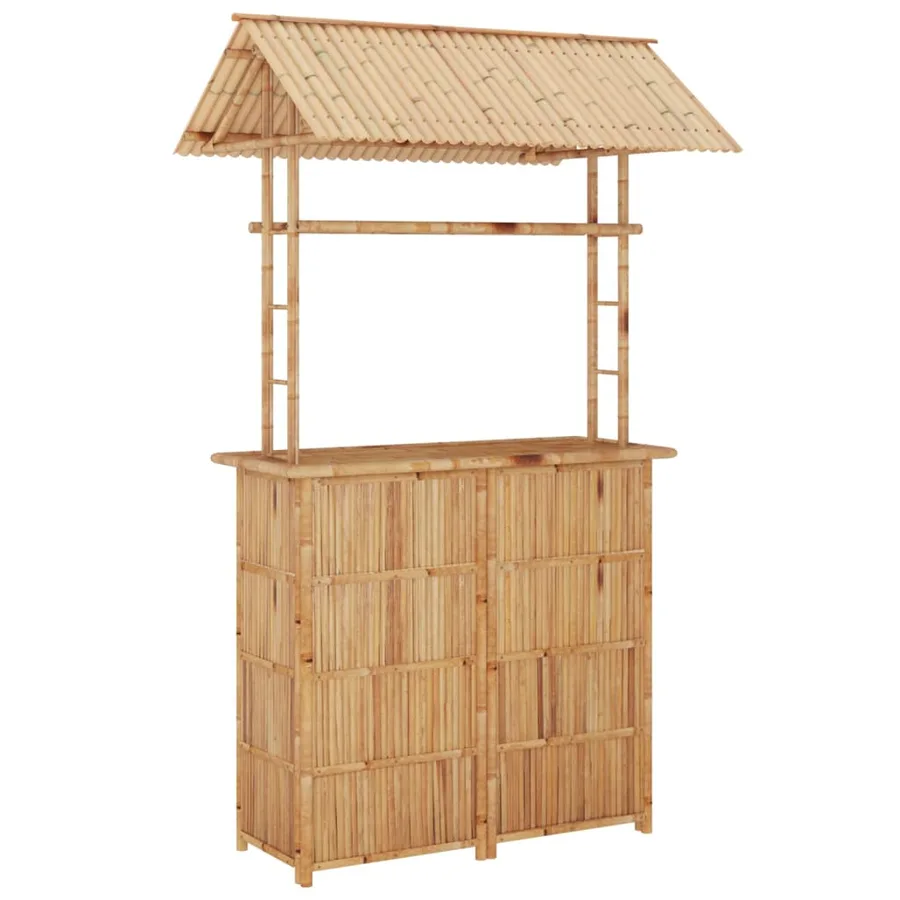 Mobilier de bar 3 pcs Bambou - 3
