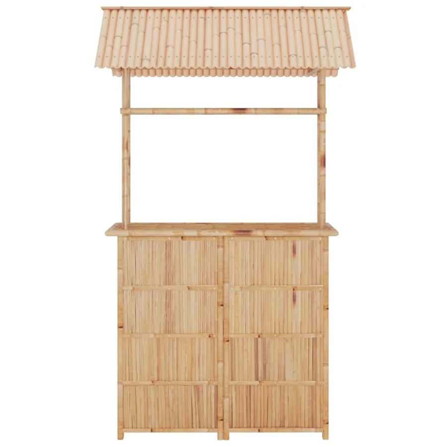 Mobilier de bar 3 pcs Bambou - 4