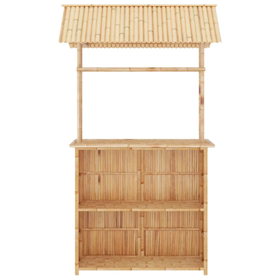 Mobilier de bar 3 pcs Bambou - 5