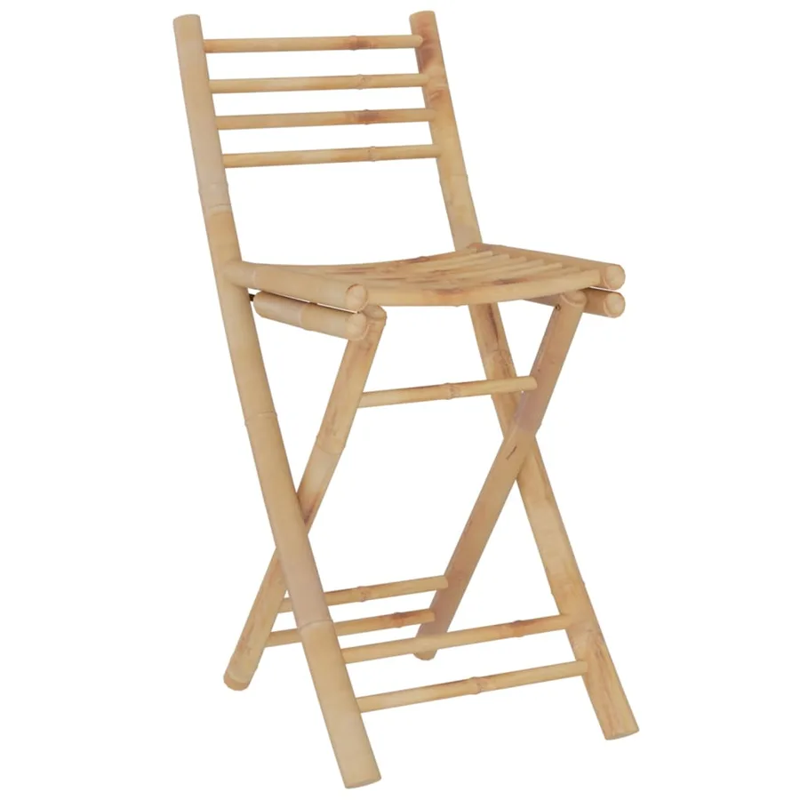 Mobilier de bar 3 pcs Bambou - 6