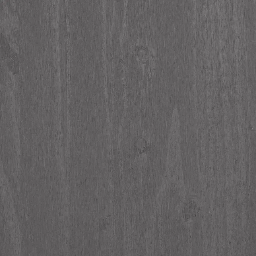 Buffet HAMAR Gris clair 85x35x80 cm Bois massif de pin - 8
