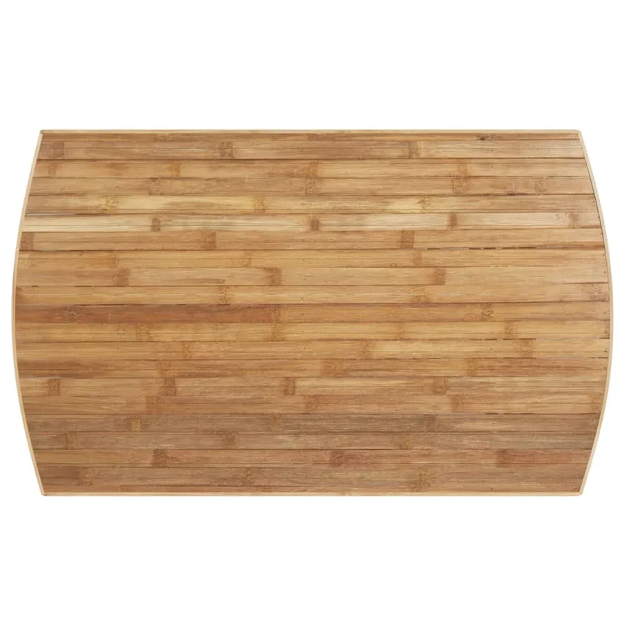 Table basse de jardin 90x55x37 cm bambou - 5