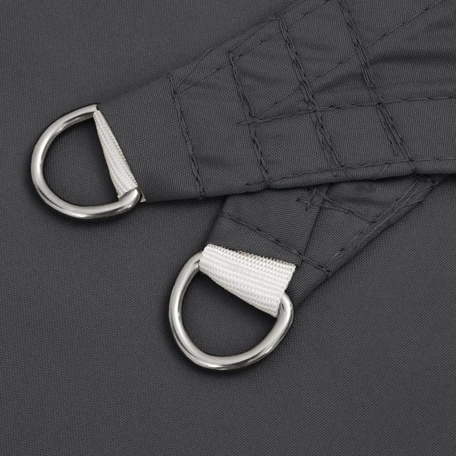 Voile de parasol tissu oxford rectangulaire 4x6 m anthracite - 6