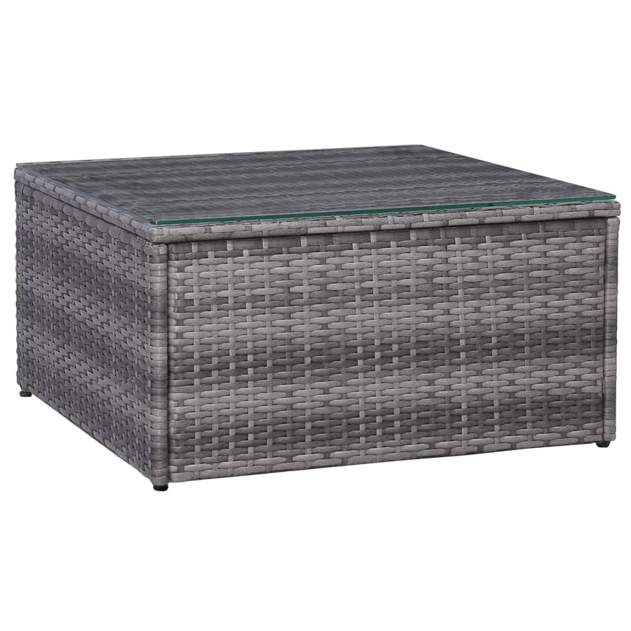 Salon de jardin 7 pcs et coussins et oreillers Résine tressée - 7
